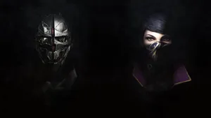 Dishonored 4k Corvo Attano And Emily Kaldwin Wallpaper
