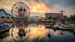 Disney 1920x1080 Hd California Adventure At Sunset Wallpaper