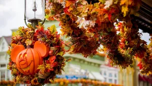 Disney Autumn Pumpkin Mickey Mouse Wallpaper
