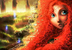 Disney Brave Merida's Curly Hair Wallpaper