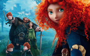 Disney Brave Merida's Family Wallpaper