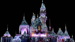 Disney Castle Dark Wallpaper