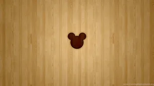 Disney Channel Mickey Mouse Wooden Outline Wallpaper