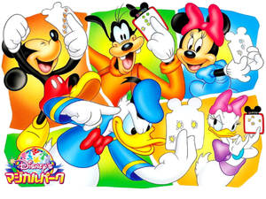 Disney Characters Mickey And Friends Wallpaper