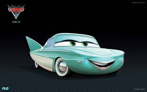 Disney Pixar Flo Cars 2 Wallpaper