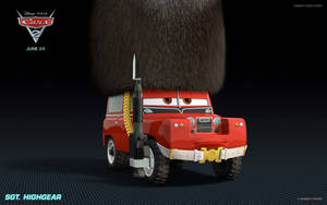 Disney Pixar Sgt. Highgear Cars 2 Wallpaper