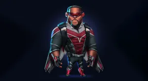 Disney Plus Cartoon Falcon Wallpaper