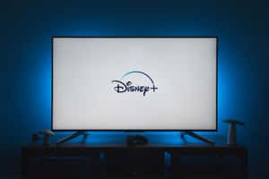 Disney Plus Streaming Service On T V Wallpaper