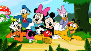 Disney Pluto Group Picture Wallpaper