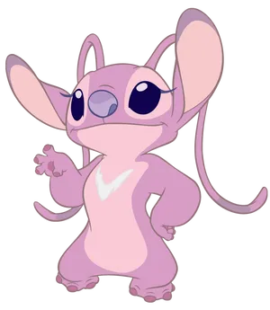 Disney Pose Stitch Angel Wallpaper