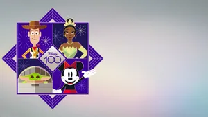 Disney100 Celebration Characters Wallpaper