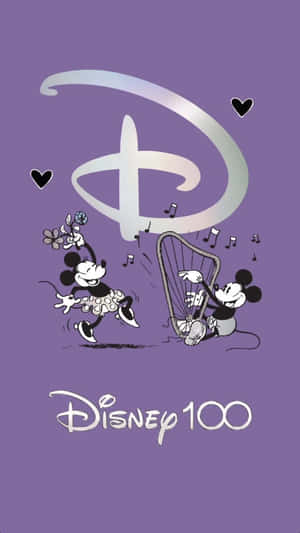 Disney100 Celebration Mickey Minnie Wallpaper