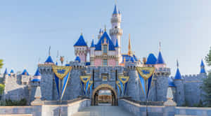 Disneyland Castle California Daytime Wallpaper