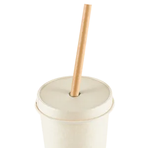 Disposable Cup With Straw Wallpaper