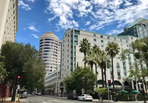 Distant Shot Of Capitol Records Building Wallpaper