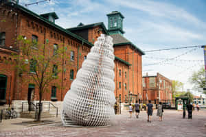 Distillery District Art Installation Toronto Wallpaper