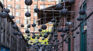 Distillery District Lanterns Wallpaper