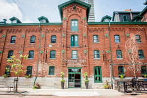 Distillery District Spiritof York Building Wallpaper