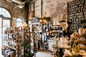 Distillery District Vintage Shop Interior Wallpaper