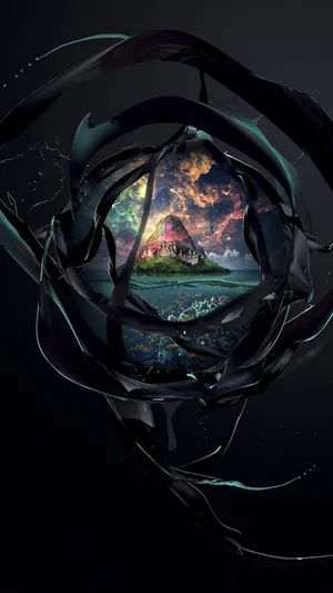 Distinct Background In A Rose Wallpaper