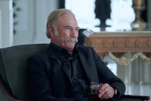 Distinguished Man With Drink Wallpaper