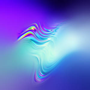 Distorted Blue And Purple S10 Smartphone Wallpaper