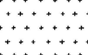 Distorted Plus Pattern Wallpaper