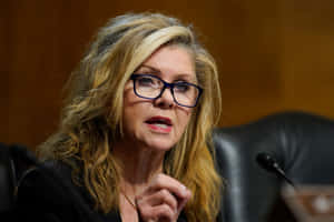 Distressed Marsha Blackburn Wallpaper