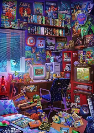 Dive Into A World Of Gaming Art. Wallpaper