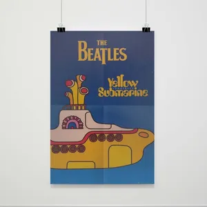 Dive Into Adventure With The Iconic Yellow Submarine Wallpaper