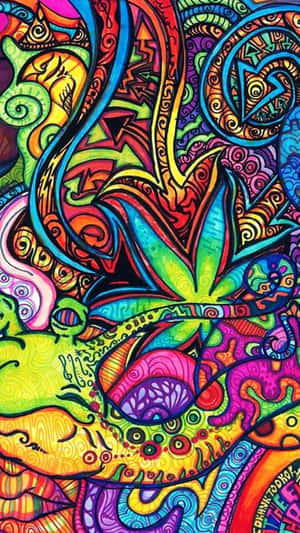 Dive Into The Psychedelic Grunge Realm Wallpaper