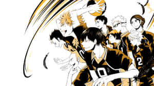 Dive Into The World Of Haikyuu Aesthetics With A Beautiful Desktop Background Wallpaper