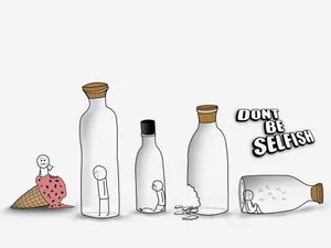 Do Not Be Selfish Desktop Wallpaper