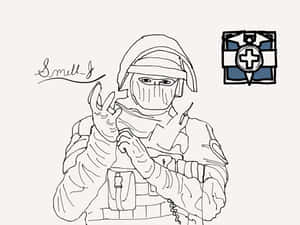 Doc From Rainbow Six Siege In Action Wallpaper
