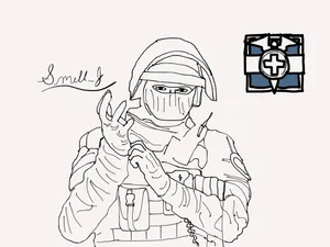 Doc From Rainbow Six Siege In Action Wallpaper