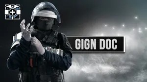 Doc From Rainbow Six Siege In Action Wallpaper