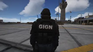 Doc In Action During A Rainbow Six Siege Match Wallpaper