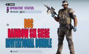 Doc In Action On The Battlefield - Rainbow Six Siege Wallpaper