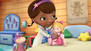 Doc Mcstuffins Checking Toys Wallpaper