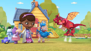 Doc Mcstuffins Dragon-bot Wallpaper