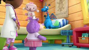 Doc Mcstuffins Ripped Lambie Wallpaper