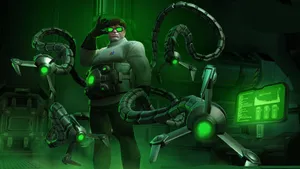 Doctor Octopus 3d Comic Wallpaper