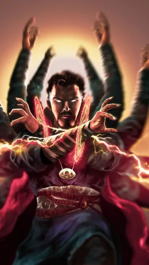 Doctor Strange Takes On An Unforgettable Journey In The Highly Anticipated Sequel, Doctor Strange 2 Wallpaper