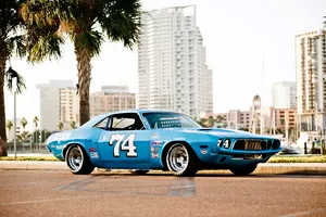Dodge Challenger 1973 Race Car Wallpaper
