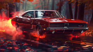 Dodge Charger Hellcat Fury Wallpaper