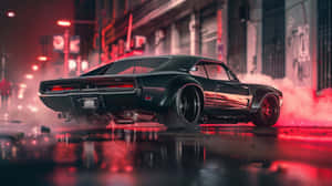 Dodge_ Charger_ Hellcat_ Neon_ Night Wallpaper