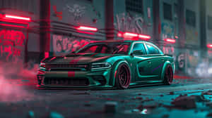 Dodge Charger Hellcat Urban Showdown Wallpaper