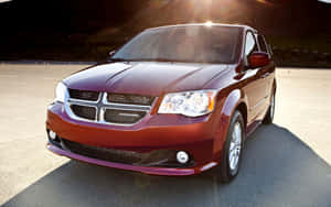 Dodge Grand Caravan Sunlit Asphalt Wallpaper