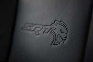 Dodge S R T Hellcat Redeye Embossed Logo Wallpaper