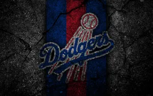 Dodgers Cracked Concrete Wallpaper